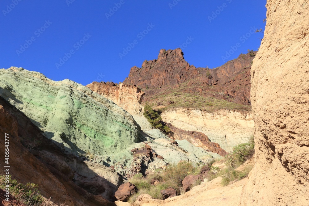 Gran Canaria colorful rocks