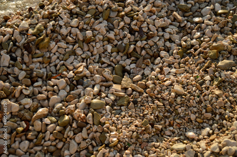 stones in the beach stones in the beach