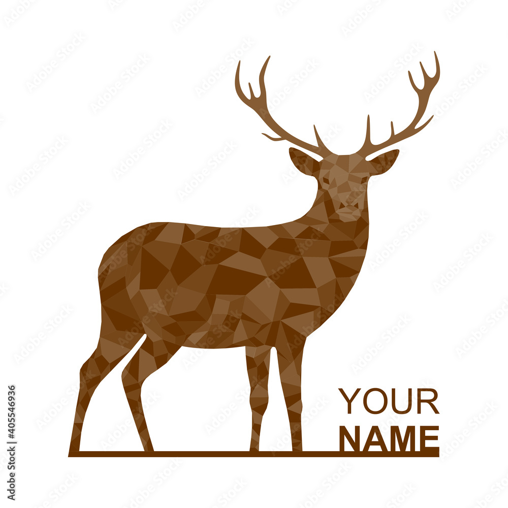 Obraz premium Deer logo