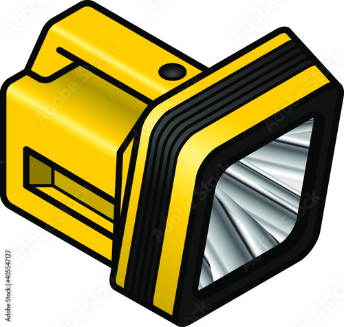 A yellow torch.