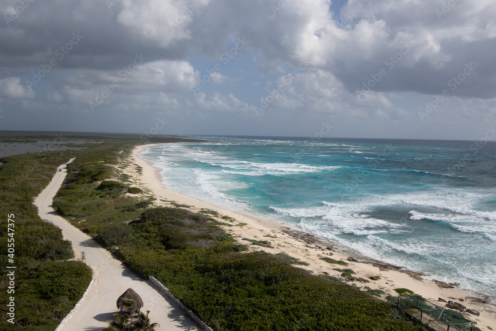 Strand von Cozumel in Mexiko