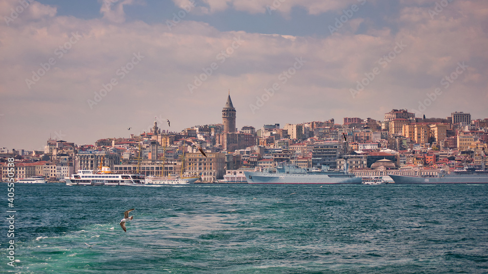 Istanbul Galata Region Panorama