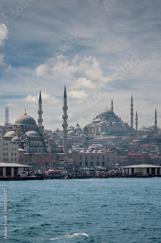 Istanbul Suleymaniye Mosque Skyline