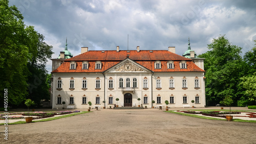 Palace in the park in Nieborow. Mazovian Voivodeship