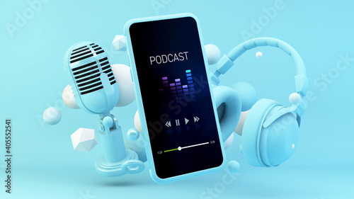 Podcast app streaming photo