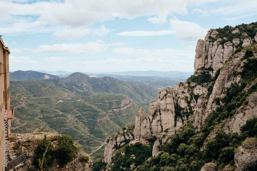 Fototapeta premium Paisajes de Montserrat, Catalunia