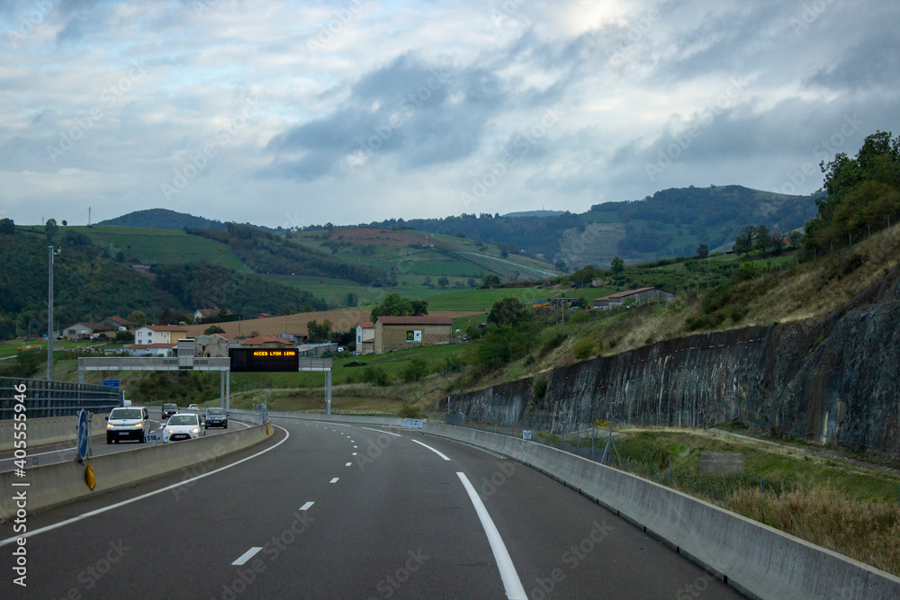 road in mountains