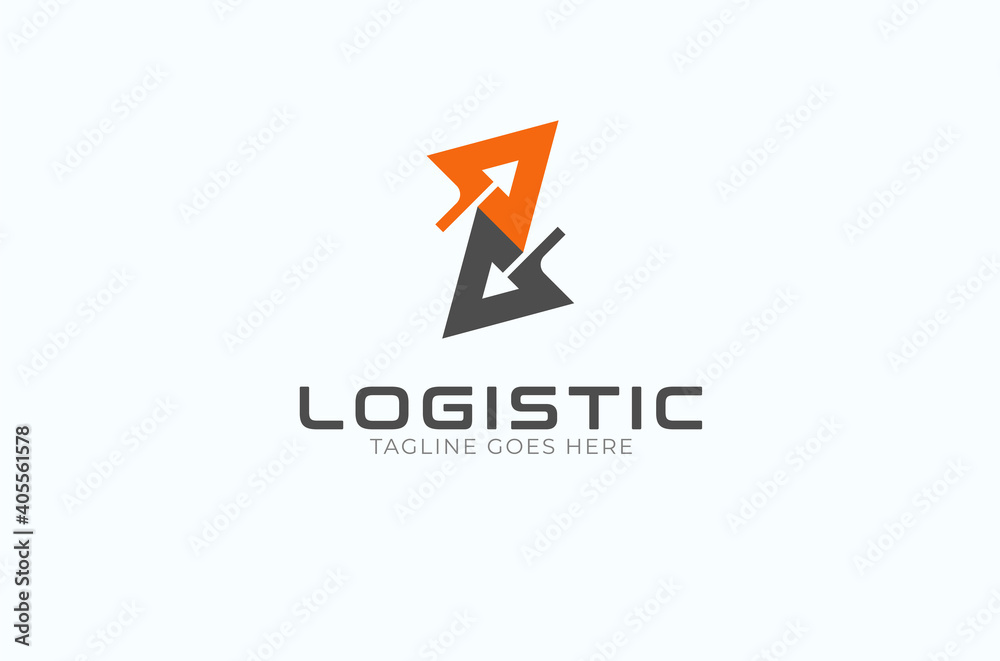 Logistic Logo, arrow design logo template, vector illustration Logistic Logo, arrow design logo template, vector illustration