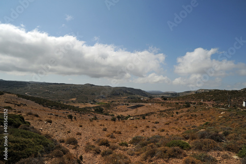 Le village de Sitanos près de Sitia en Crète