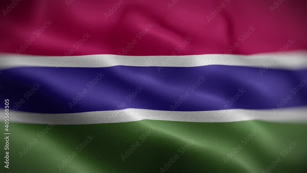 Gambia Flag Textured Waving Front Background HD Gambia Flag Textured Waving Front Background HD