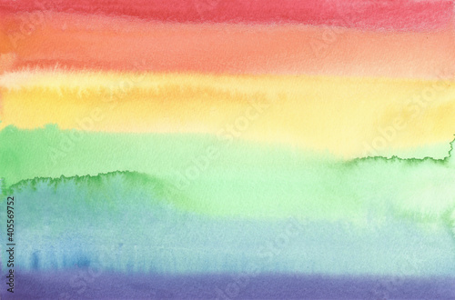 Aquarell-Verlauf mit Regenbogenfarben