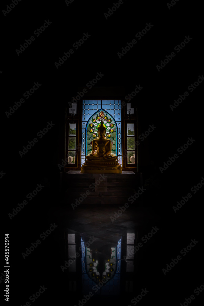 Fototapeta premium Wat Thang Sai, Buddhist temple in prachuap kirikhan Thailand 