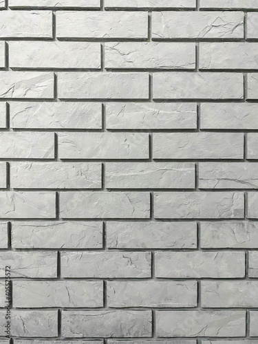 Masonry texture, walls with white bricks. Loft style