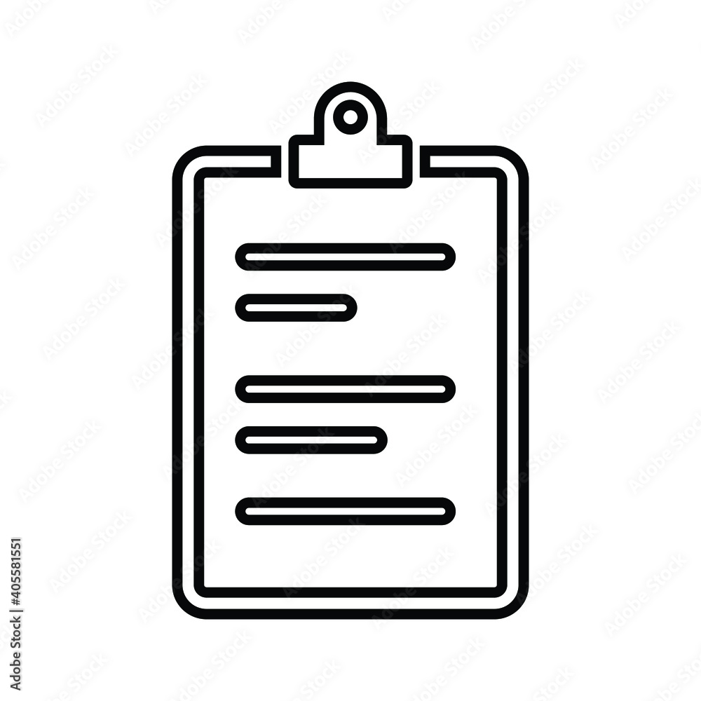 Article, document, content icon. Outline vector. Article, document, content icon. Outline vector.