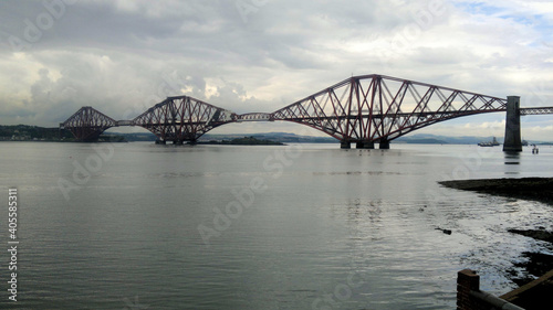 A view of the Forth Rail Bridge in Scotland © Simon Edge