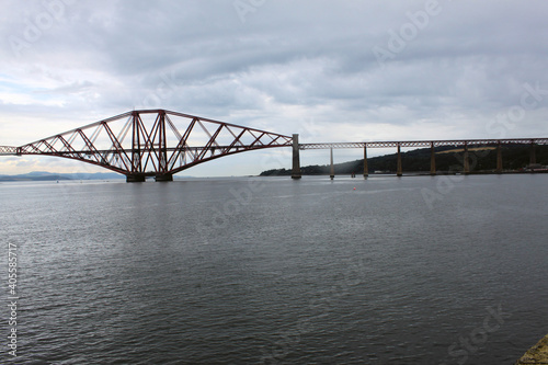 A view of the Forth Rail Bridge in Scotland © Simon Edge