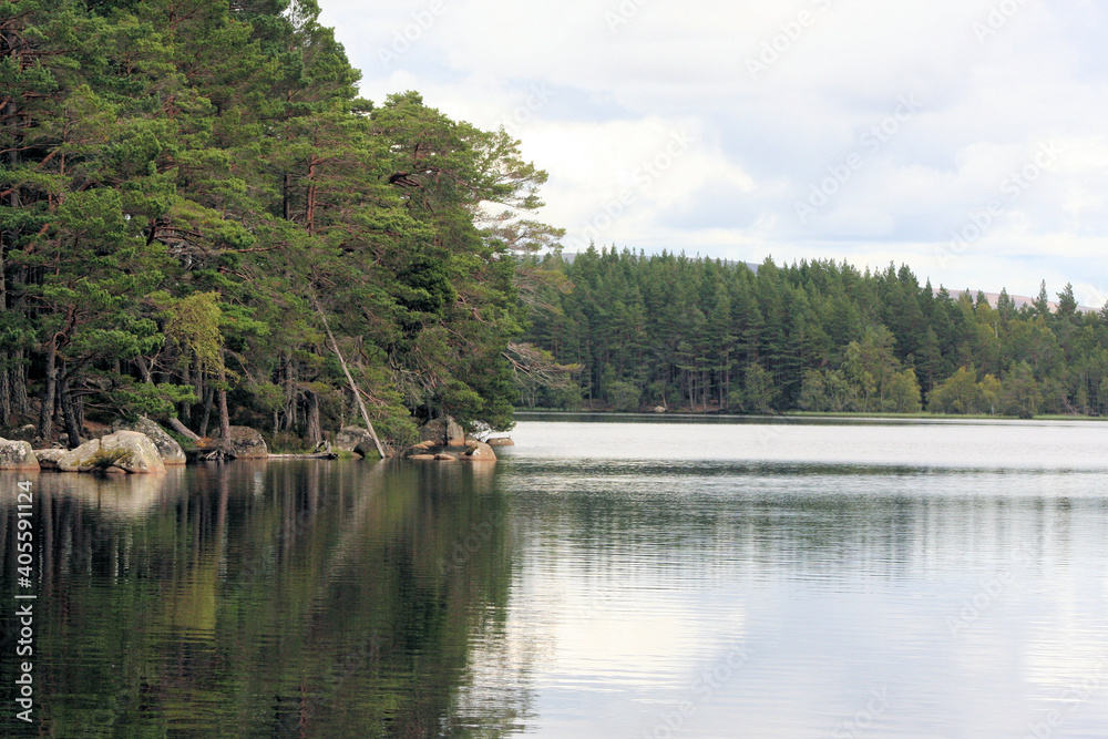 A view of Lock Lomond in Scotland