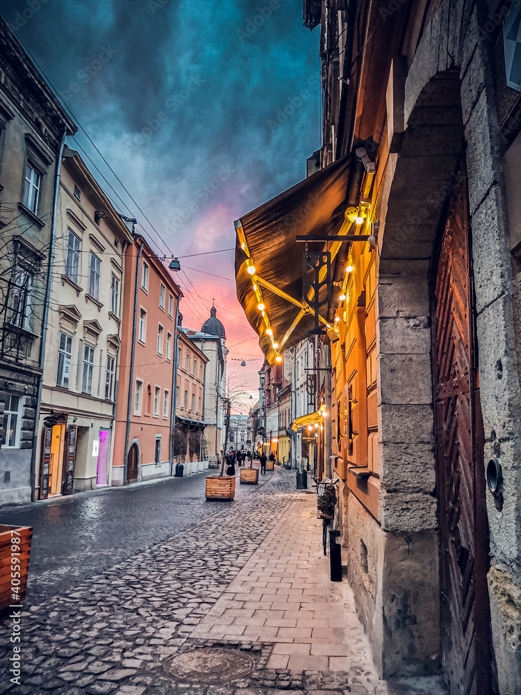 Fototapeta Lviv. Street