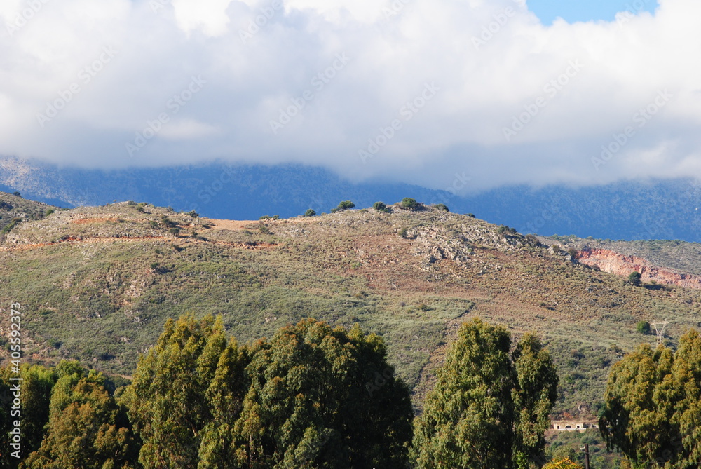 Fototapeta premium Berg in Griechenland, Kreta Landschaft