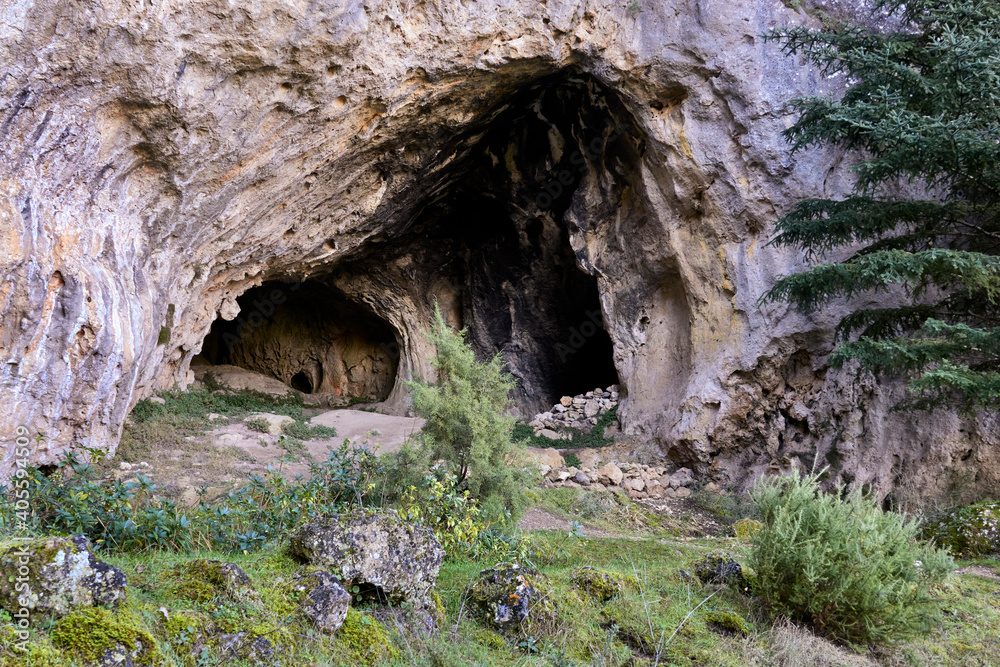 water cave in the Sierra de las Nieves national park in Malaga. Spain