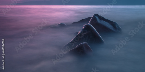 Stones in the water at Baikal