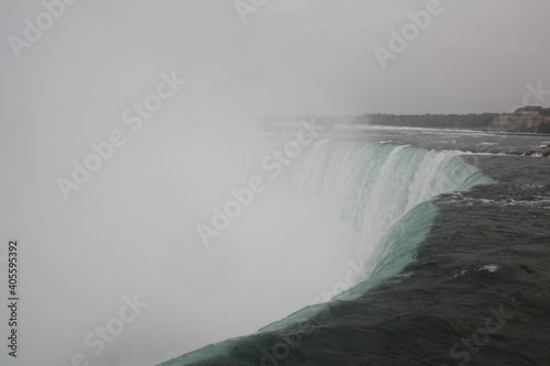 falls in the fog