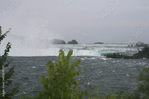 falls in the fog