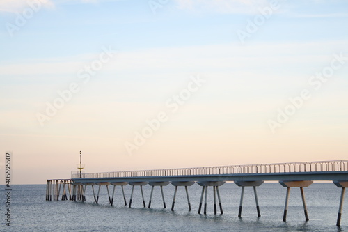 pier at sunset