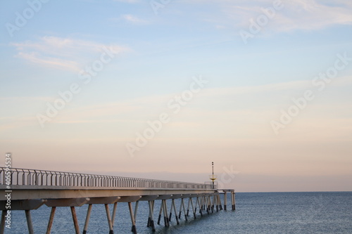 pier at sunset