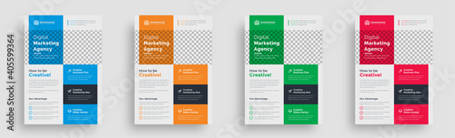 flyer. creative corporate multipurpose trendy unique business marketing flyer magazine leaflet design with abstract geometric shape advertising print template design