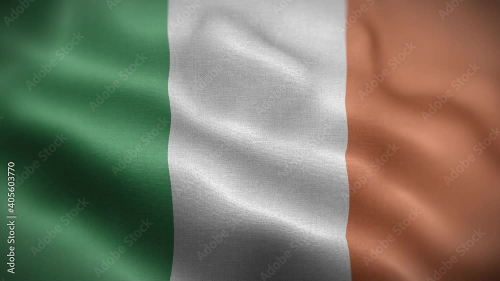 Ireland Flag Textured Waving Front Background HD Ireland Flag Textured Waving Front Background HD