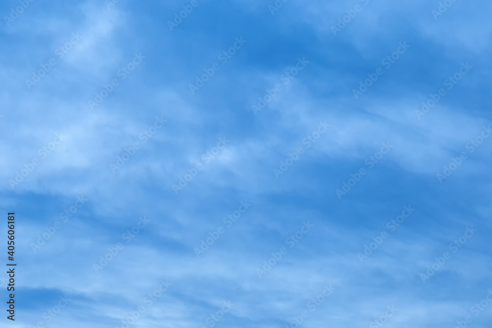 Obraz premium .Clouds in the firmament, evening sunset, clear Sunny day.