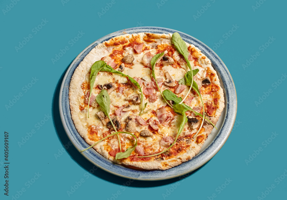 isolated Slices Of Pizza. Group Of Friends Sharing Pizza Together. isolated Slices Of Pizza. Group Of Friends Sharing Pizza Together.