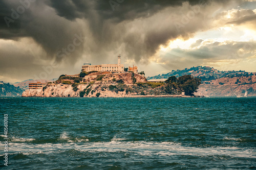 Alcatraz Island in San Francisco, California, USA