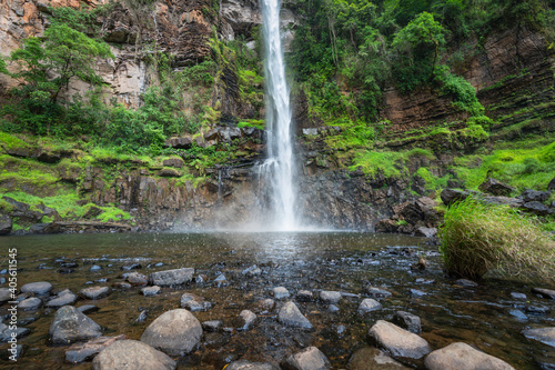 Lone creek falls and river flow in Sabie Mpumalanga South Africa