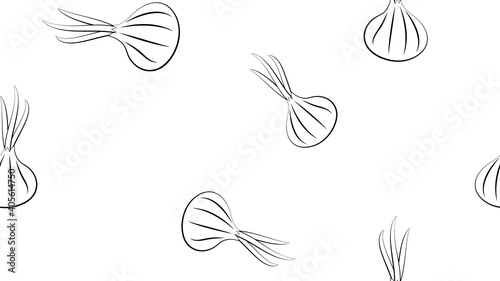 yellow onion seamless pattern. organic products. eco garden. package design for vegetables. Pattern for walls and merchandise store. vector eps 10. rustic products. vitamins. vegetarian food