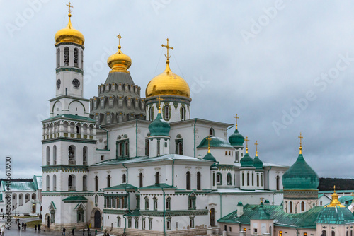 The new Jerusalem in the winter of 2020. Resurrection Cathedral