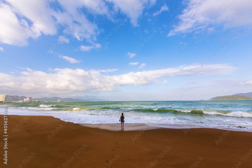 beach and sea