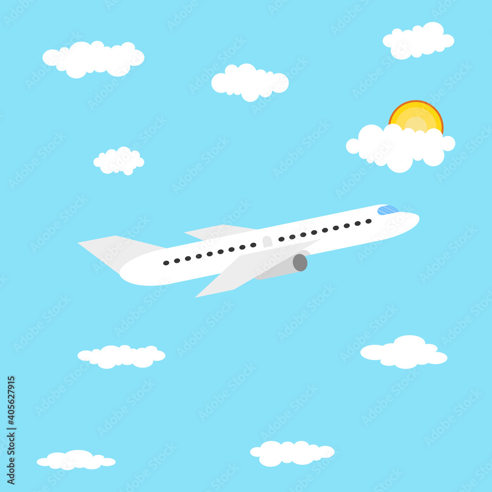 Plane icon. Vector illustration.