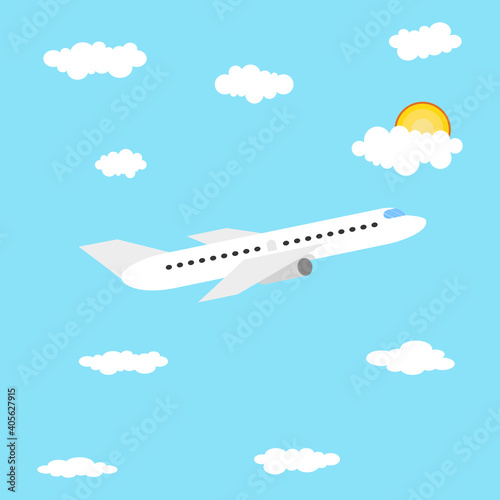 Plane icon. Vector illustration.