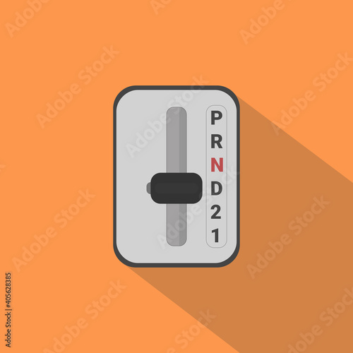 Automatic transmission icon. Vector illustration.
