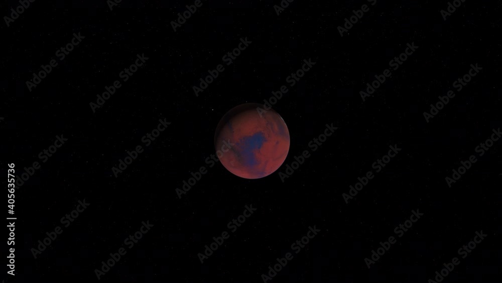 Mars and Phobos, planets of the solar system, space and stars, realistic 3D graphics, 3D Render, moving stars, planets Mars and Phobos, planets of the solar system, space and stars, realistic 3D graphics, 3D Render, moving stars, planets