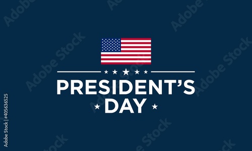 President's Day Background Design. Vector Illustration.