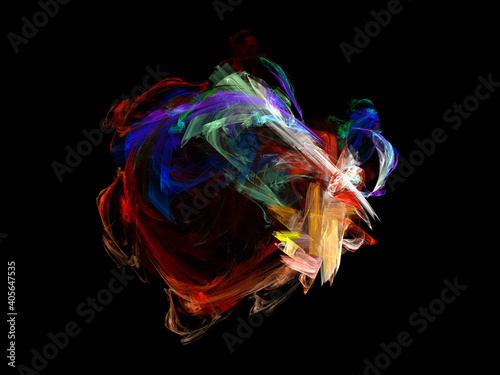 surreal futuristic digital 3d design art abstract background fractal illustration for meditation and decoration wallpaper