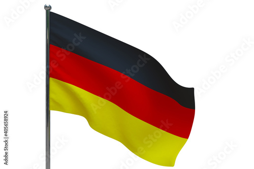 Germany flag on pole icon