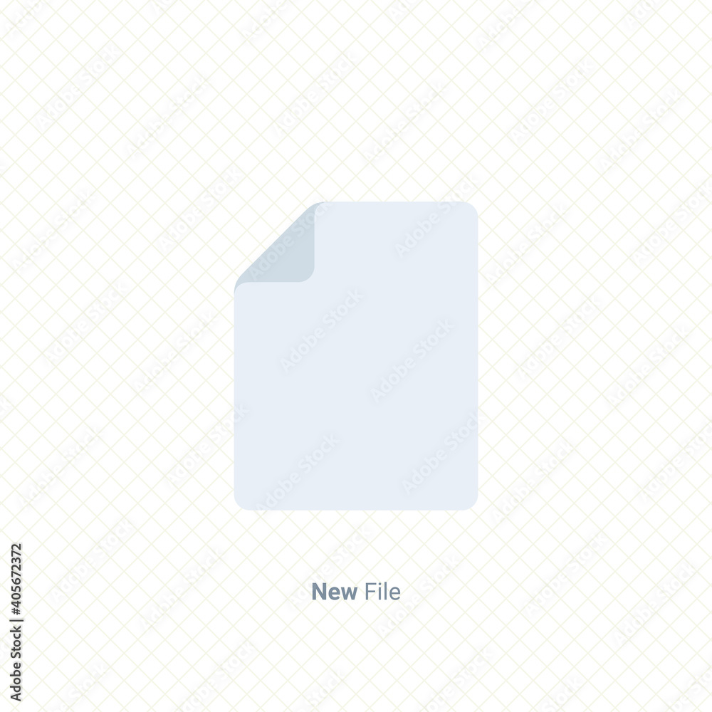 create new blank document file icon single graphic design element vector illustration for business presentation, info-graphic, web and mobile application, app user interface create new blank document file icon single graphic design element vector illustration for business presentation, info-graphic, web and mobile application, app user interface