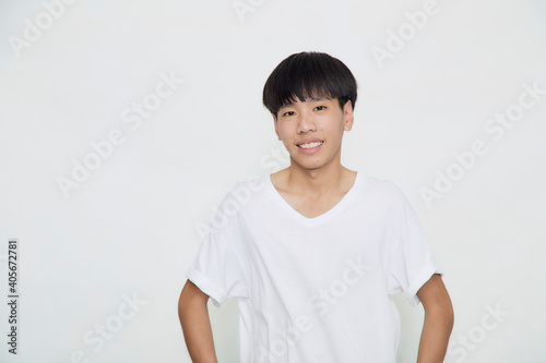 portrait young asian millennial man