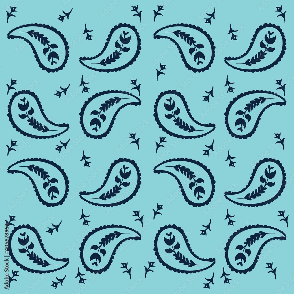 Fototapeta premium Illustration pattern paisley design for fashion application or other products