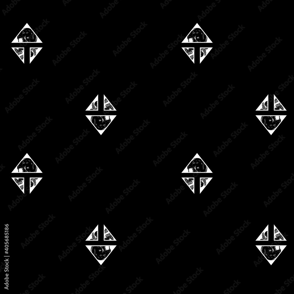 Illustration pattern skull pattern skate with colors and background for fashion or other products Illustration pattern skull pattern skate with colors and background for fashion or other products