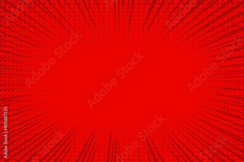 Abstract comic zoom for background illustration